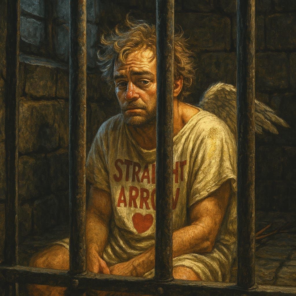 Cupid Imprisoned for Shooting the Wrong Guy