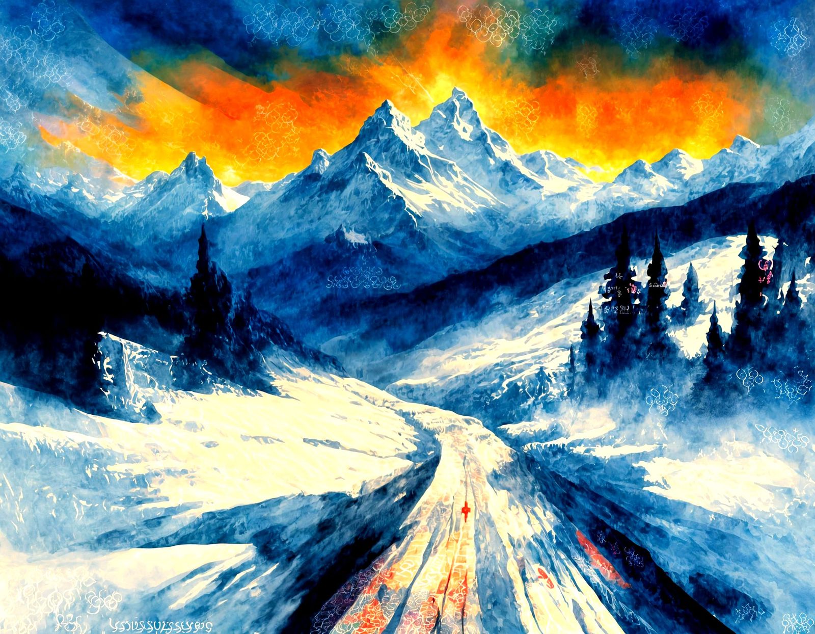 Frostblaze Holler  by @lawrencelot