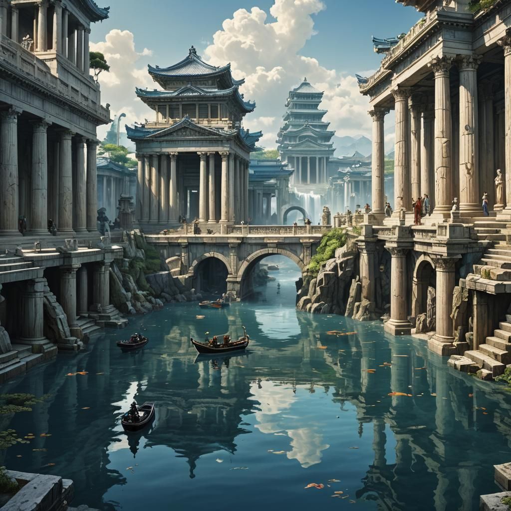 Dwelling amongst the ruined splendor of Lemuria