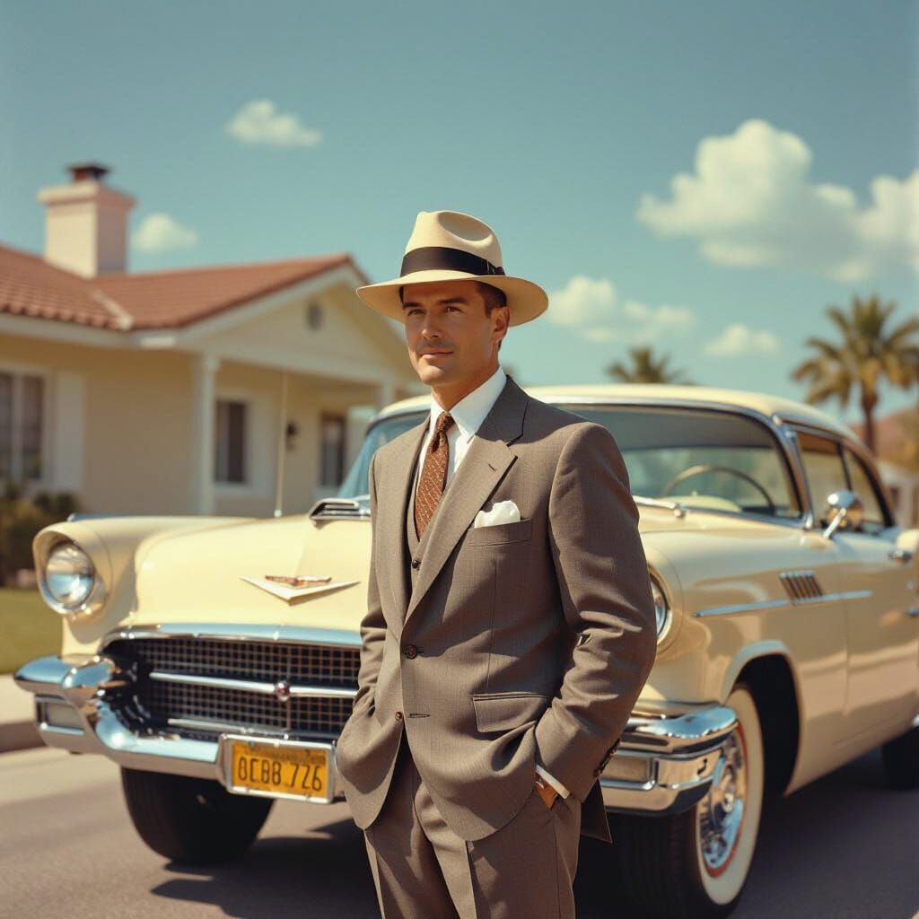 Distinguished 1950s Gentleman