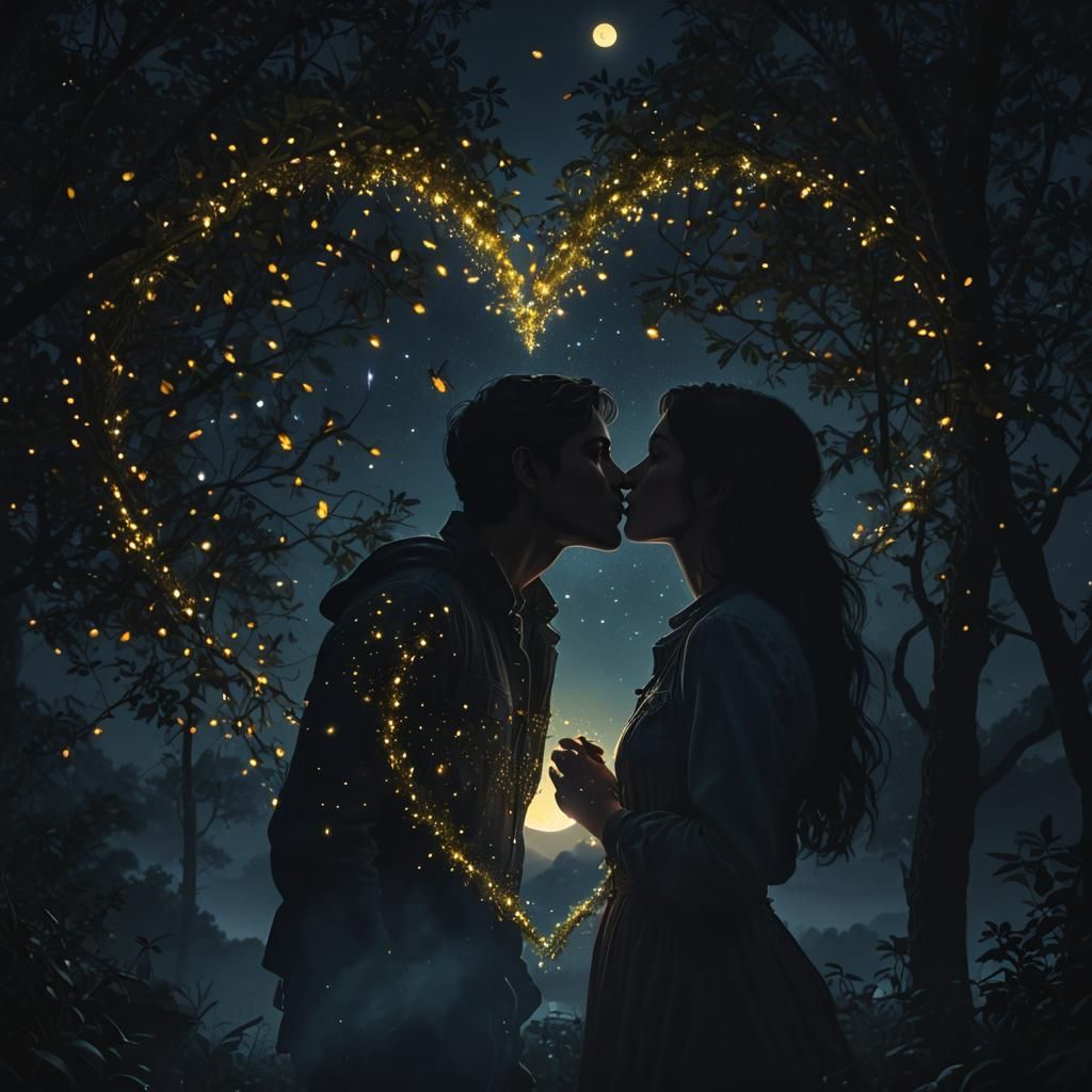 The fireflies blessing - AI Generated Artwork - NightCafe Creator