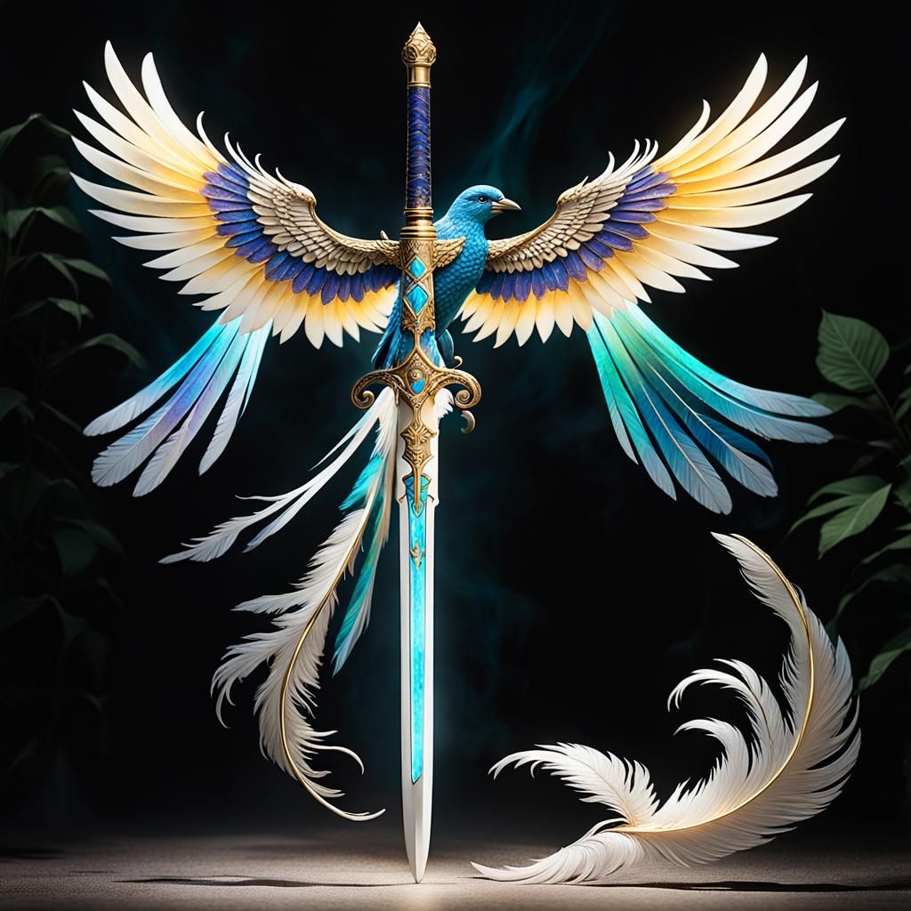 A bird and a sword or a sword bird?