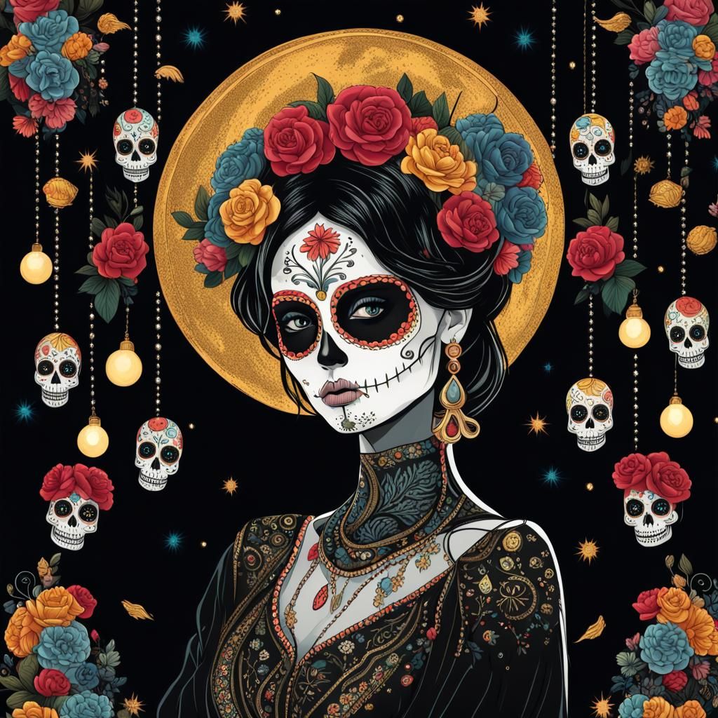 Dia de los Muertos #3  by @JinnB
