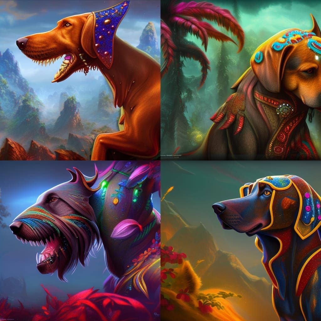 Jeweled ibisan hound 4k