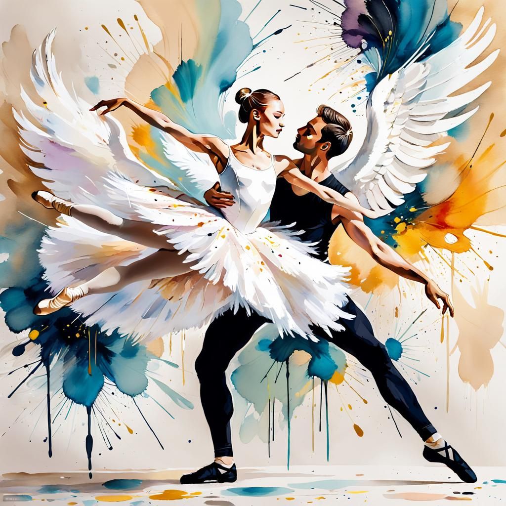 Ballet🩰 couple 👫  by @Larisa Aadhya