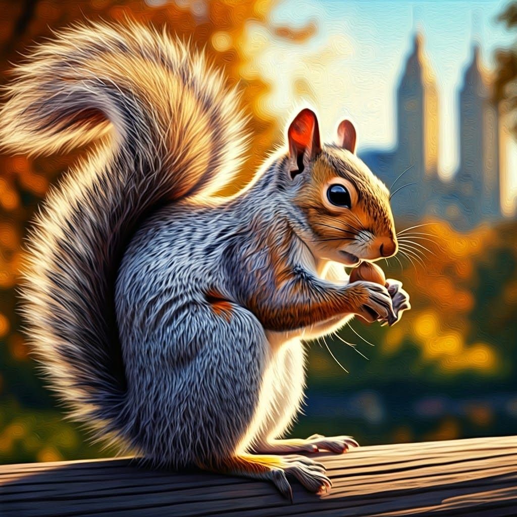 Squirrel in Central Park