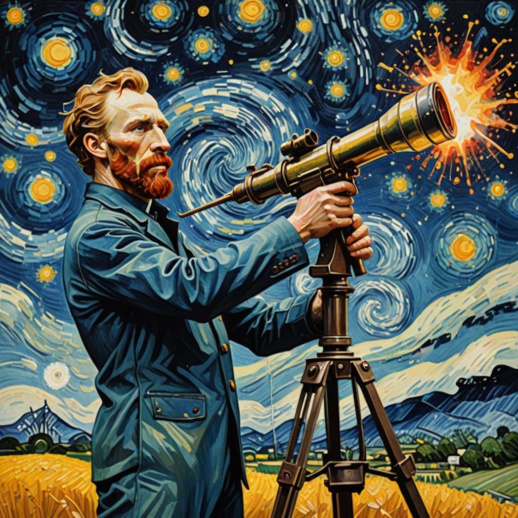 Vincent Paints the Sky  by @TCKSheryl