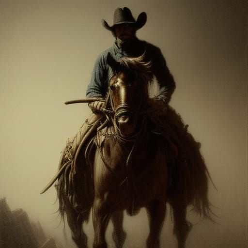 Range Rider AI Generated Artwork NightCafe Creator