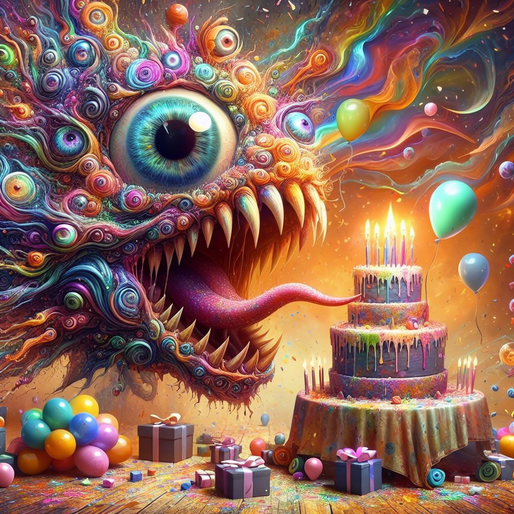 Monster Music Party With Tongue!!!!