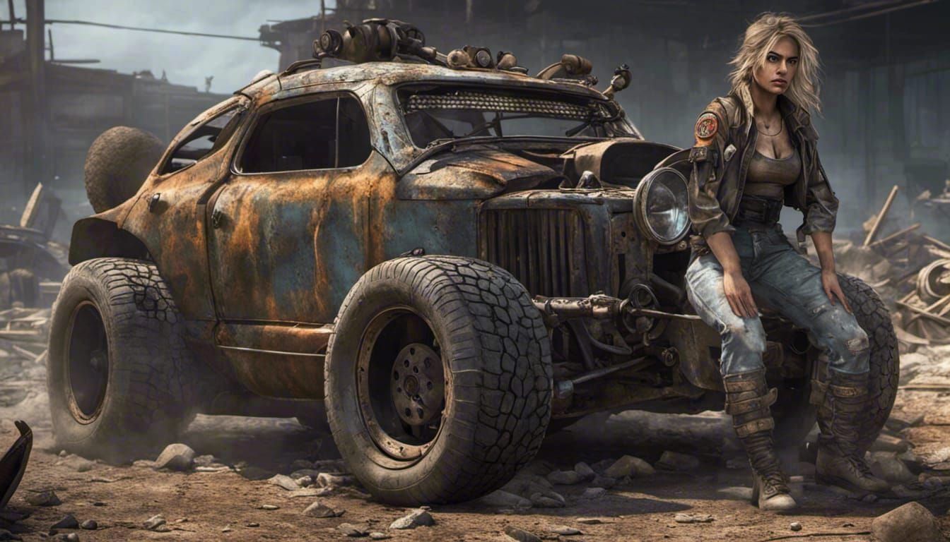 Post-apocalyptic woman...