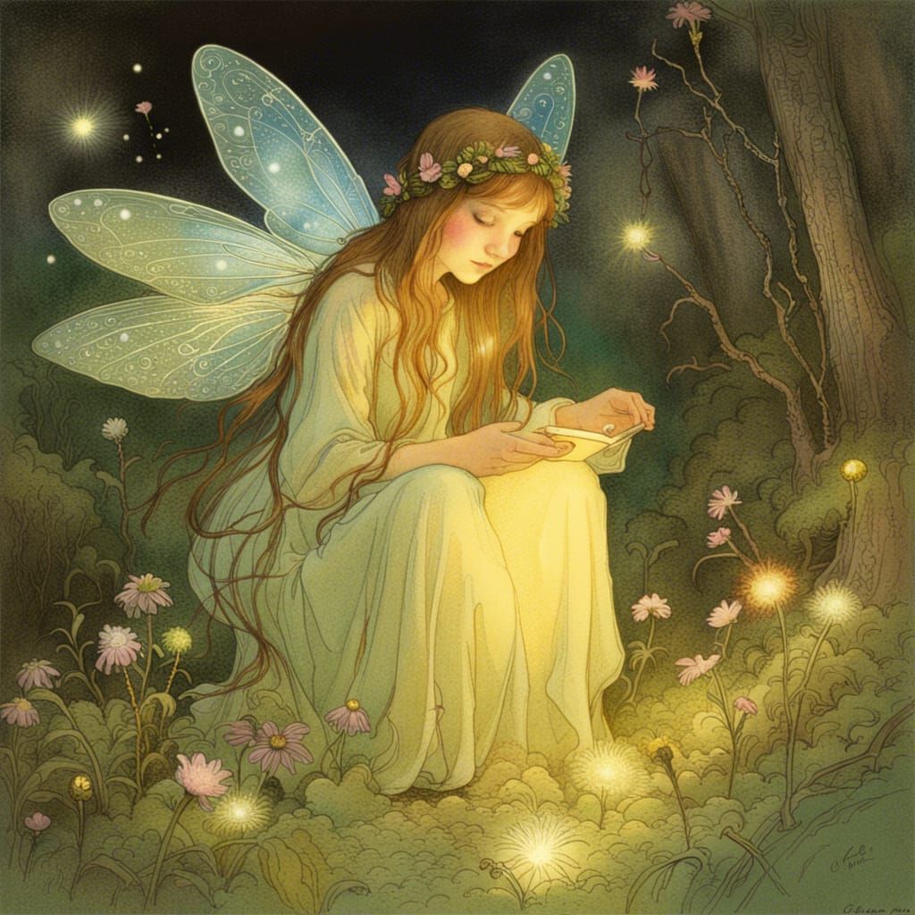 Fairy girl - AI Generated Artwork - NightCafe Creator