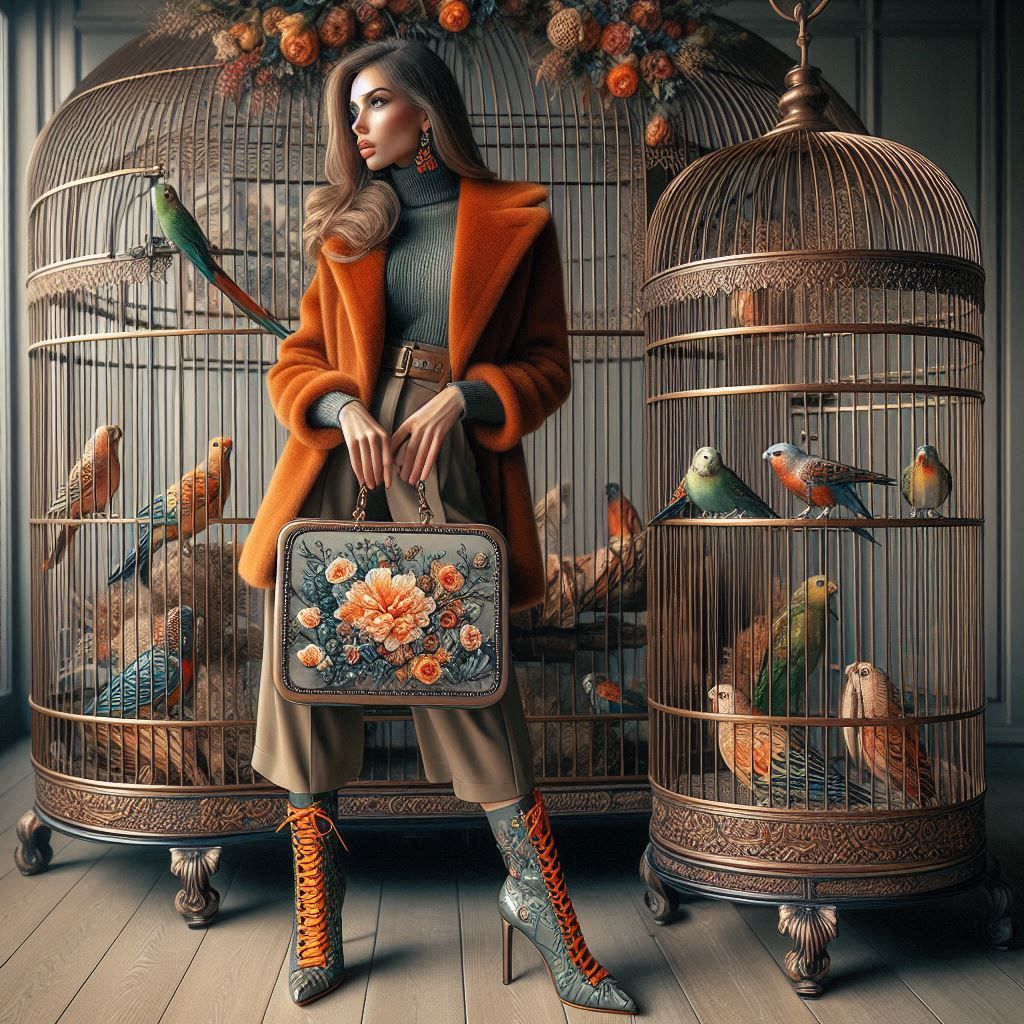 Flower and bird fashion