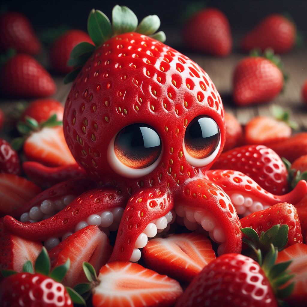 Strawberry Octopus ππ