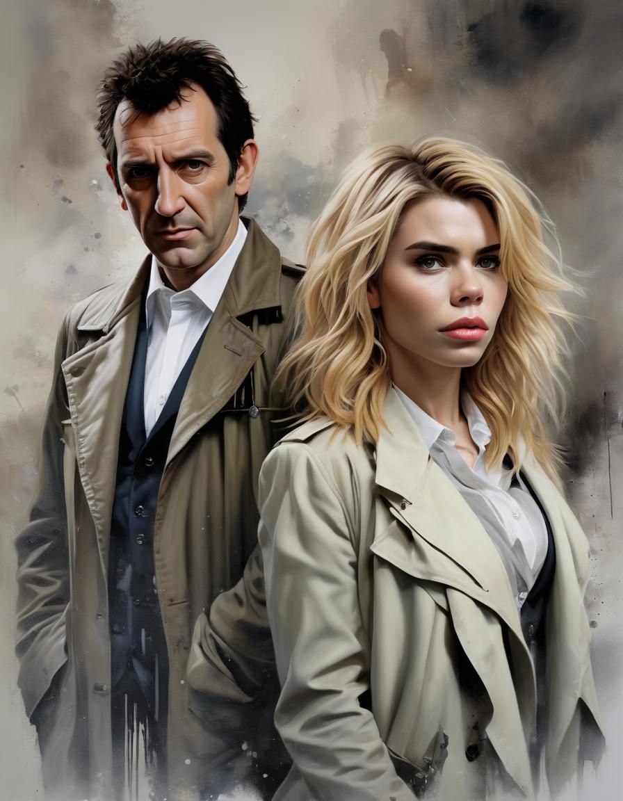 Jimmy Nail as the 9th Doctor Who (with Billie Piper as Lynda...