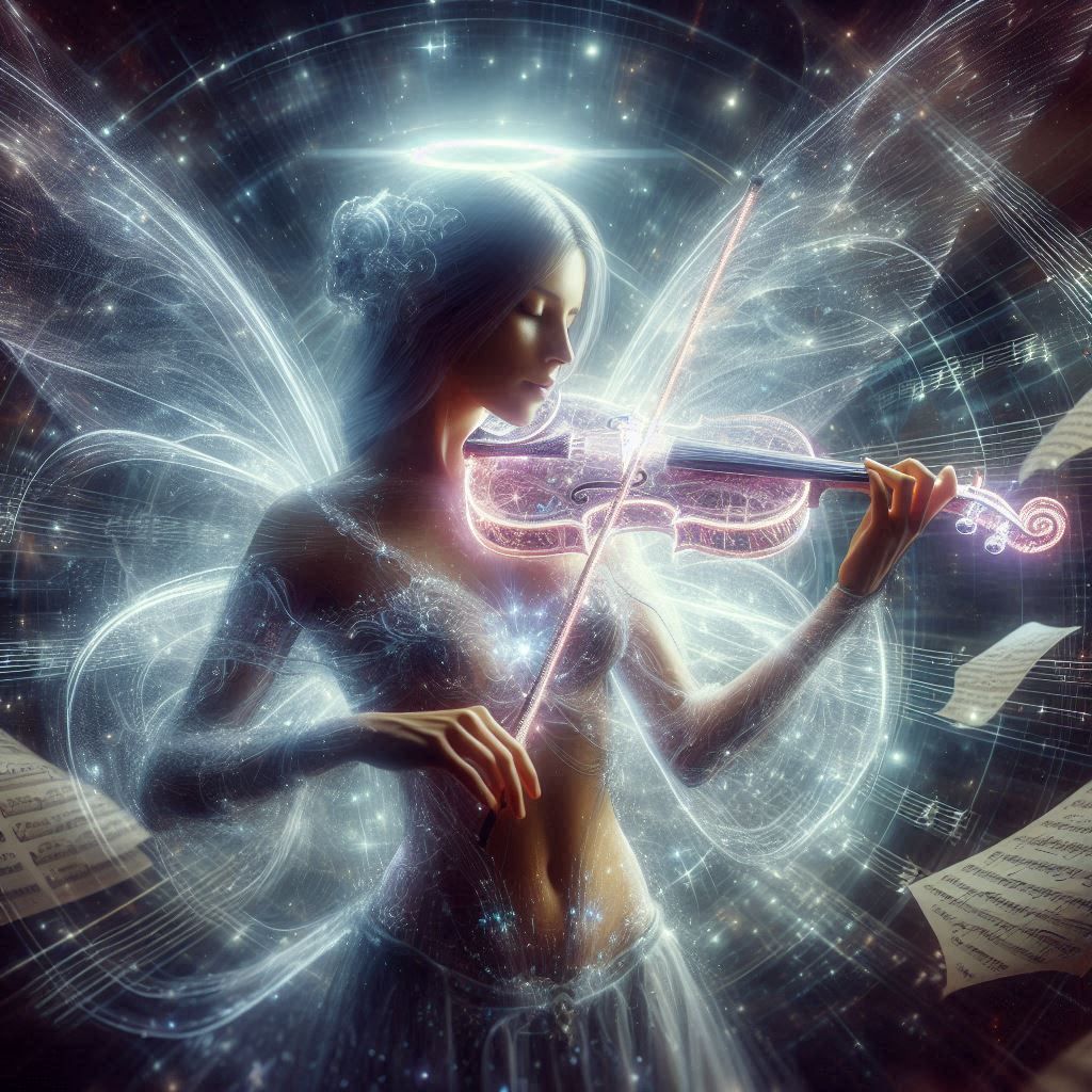 Woman playing violin