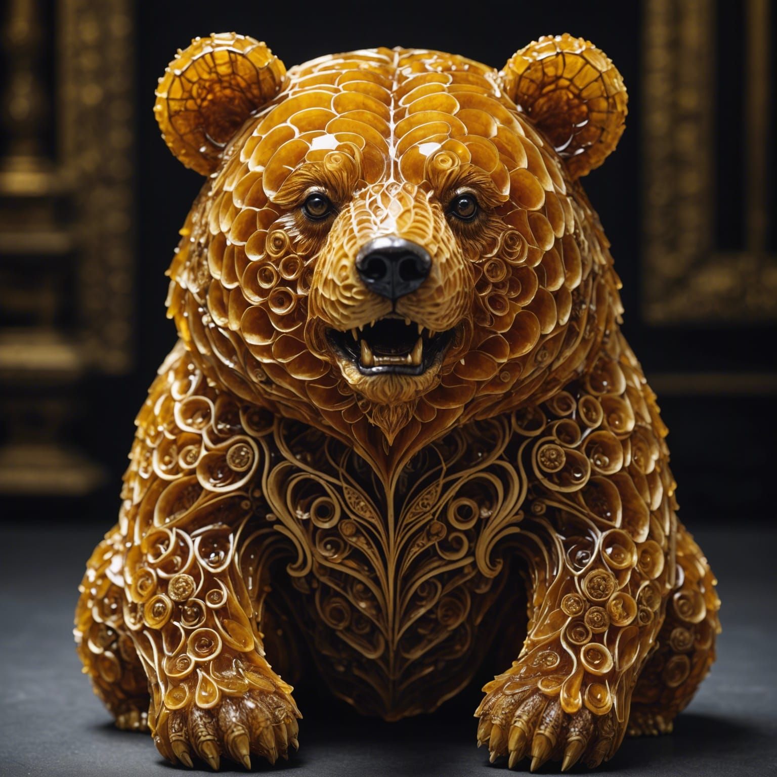 Honey bear   by @Gonnutzie