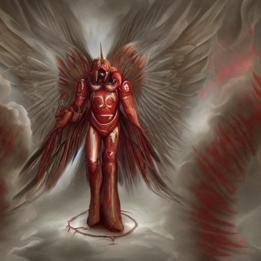 Schizophrenic blood angel high res 4K  detailed