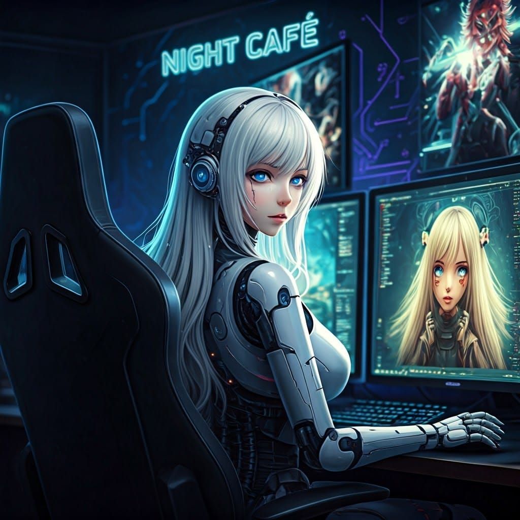 Night Cafe AI Creator  by @PhrozenExodus