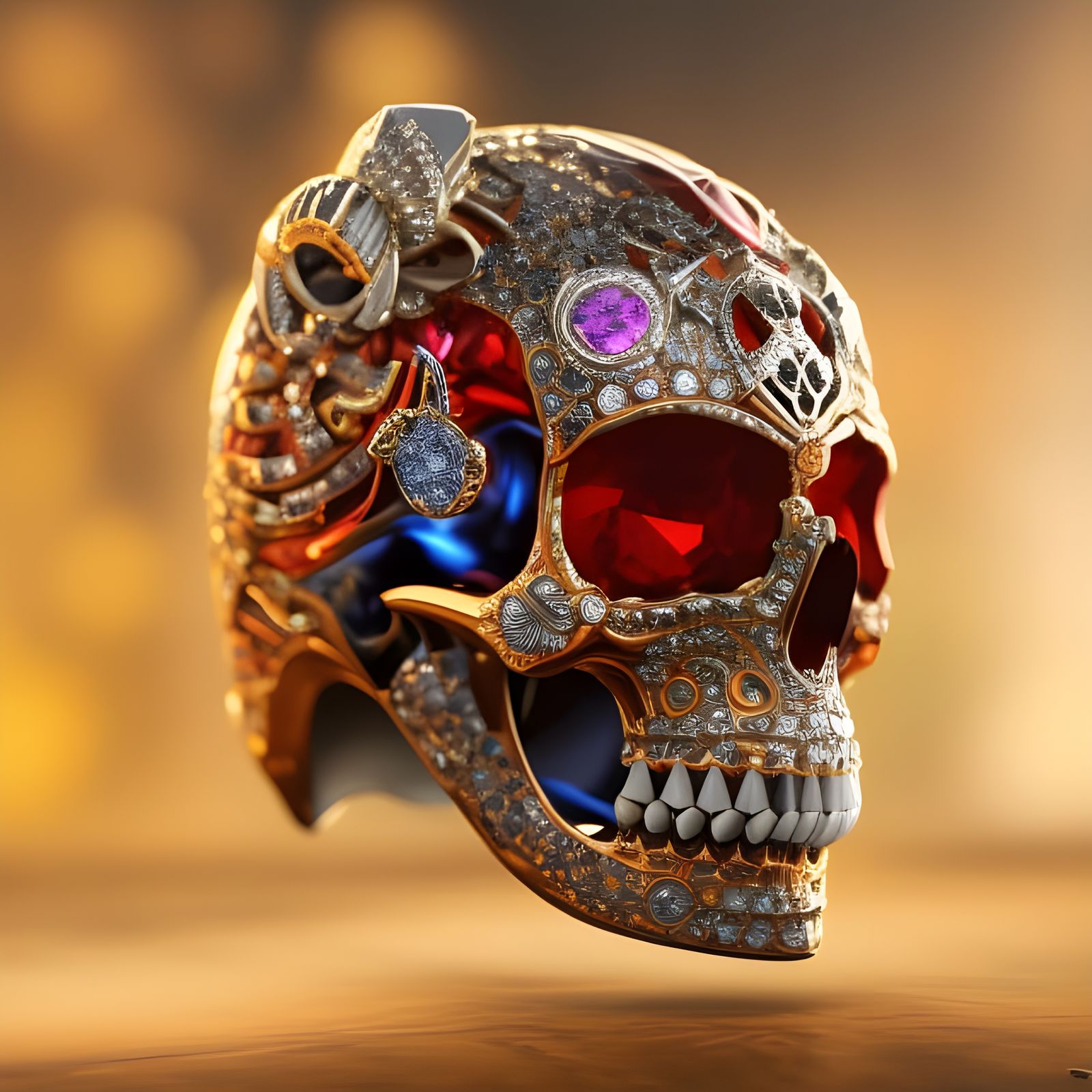 Jewelry skull  by @Junglegeorge
