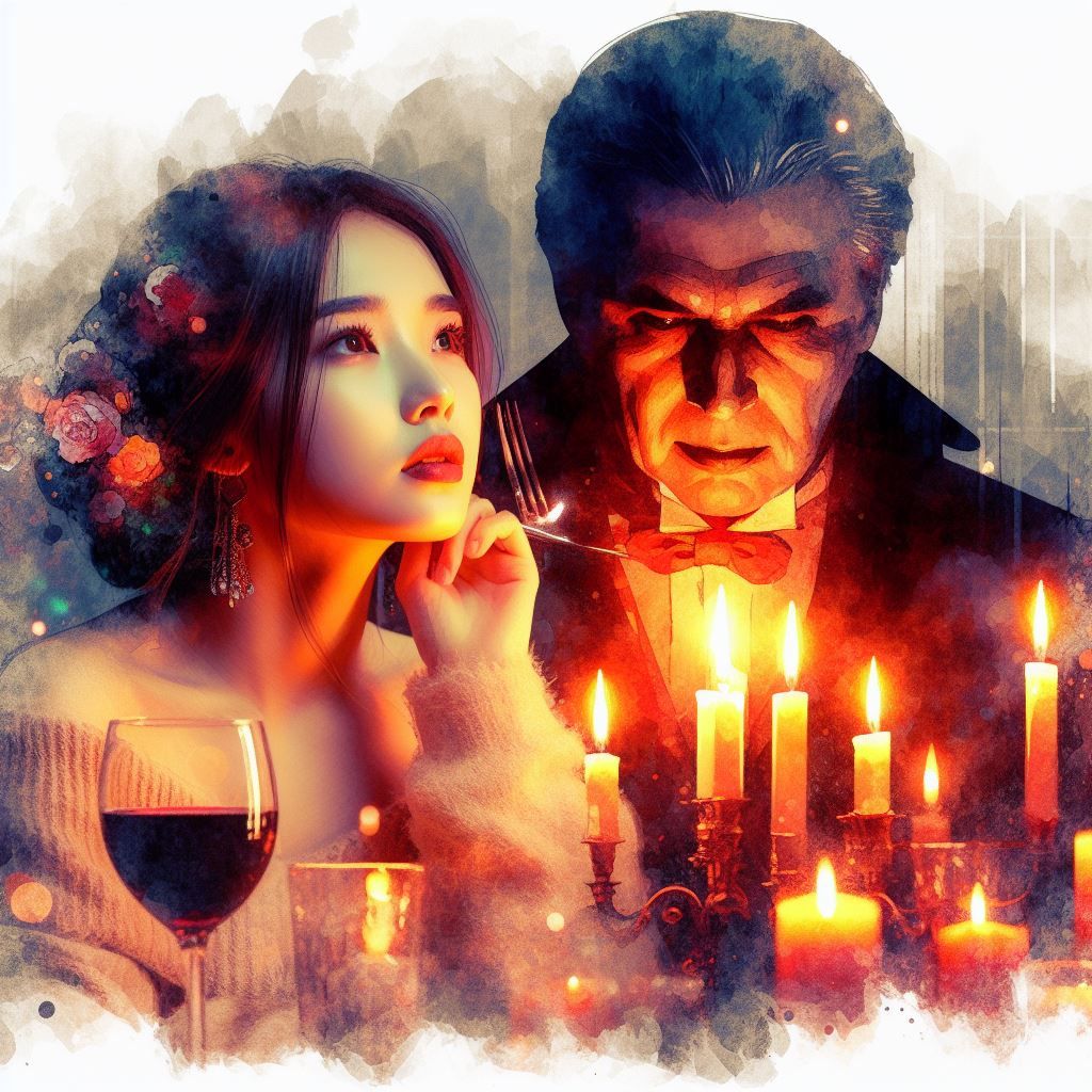 Having dinner with Dracula