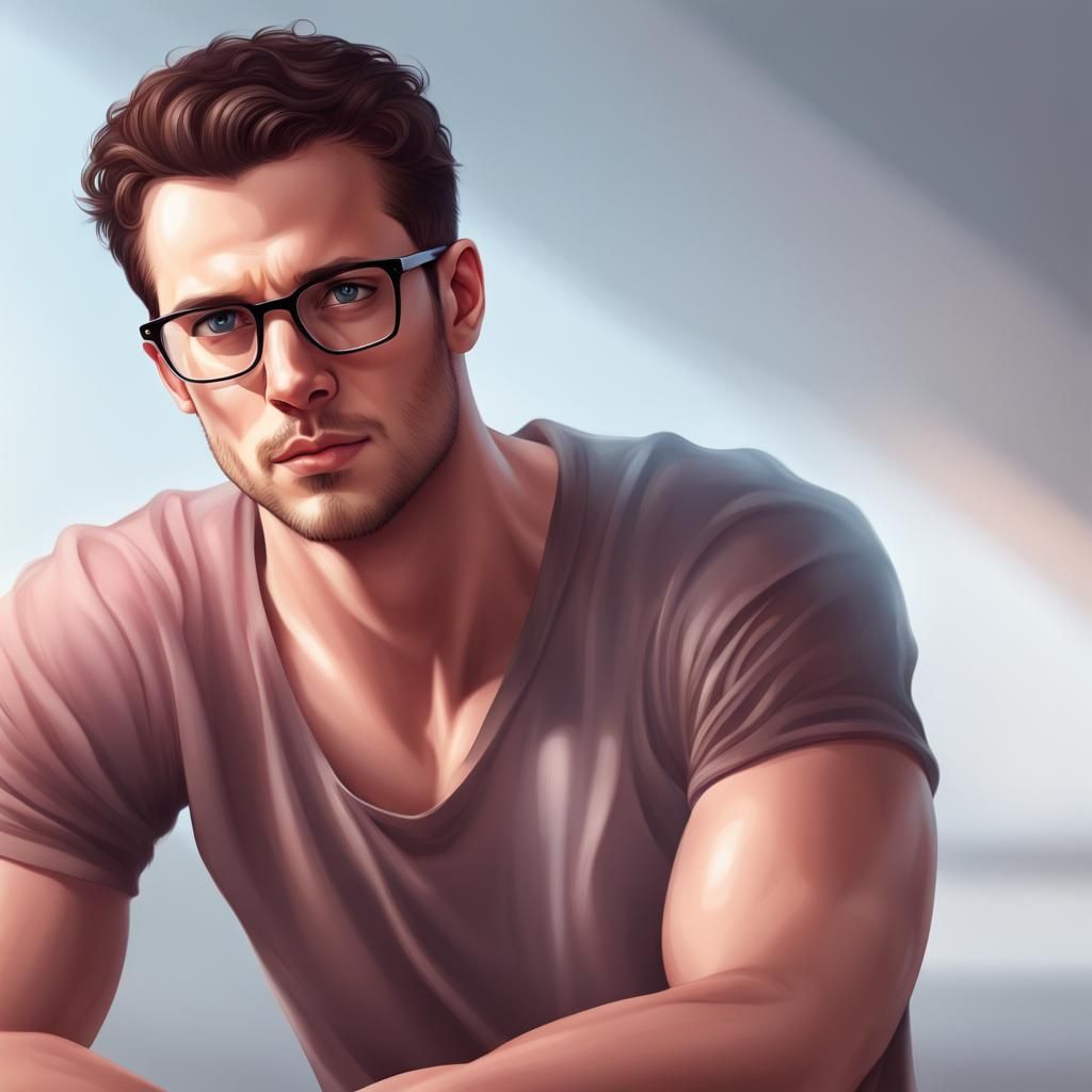 Sexy hunk - AI Generated Artwork - NightCafe Creator