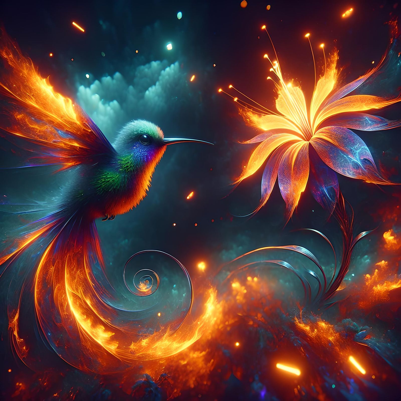Fiery Hummer