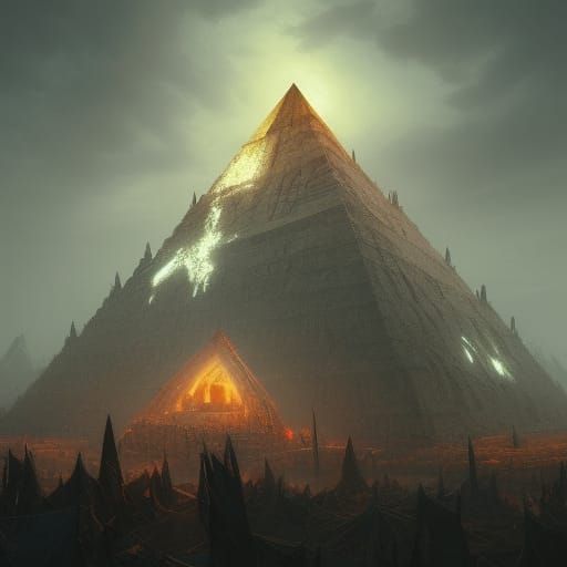 Doom Pyramid - AI Generated Artwork - NightCafe Creator