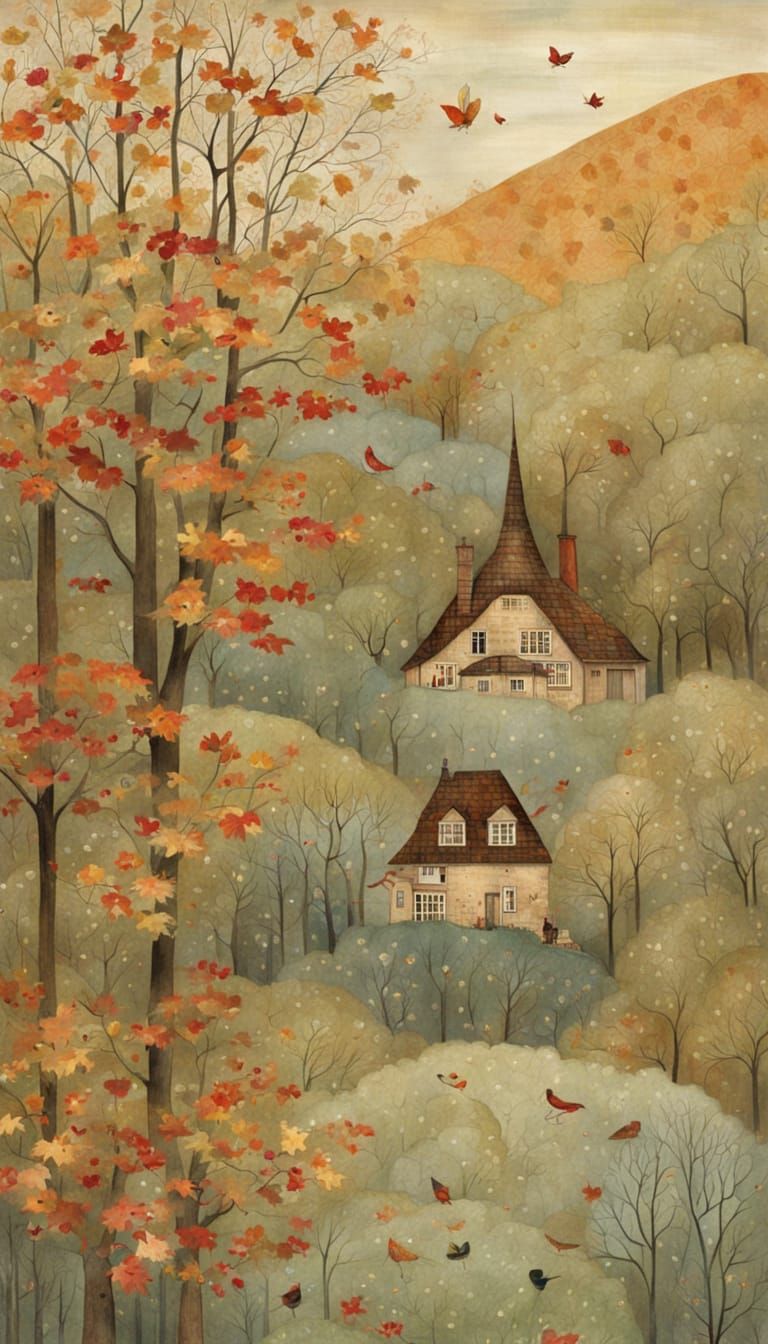 Maple Tree by Kelly Rae Roberts, Maggie Vandewalle and Lucy Grossmith