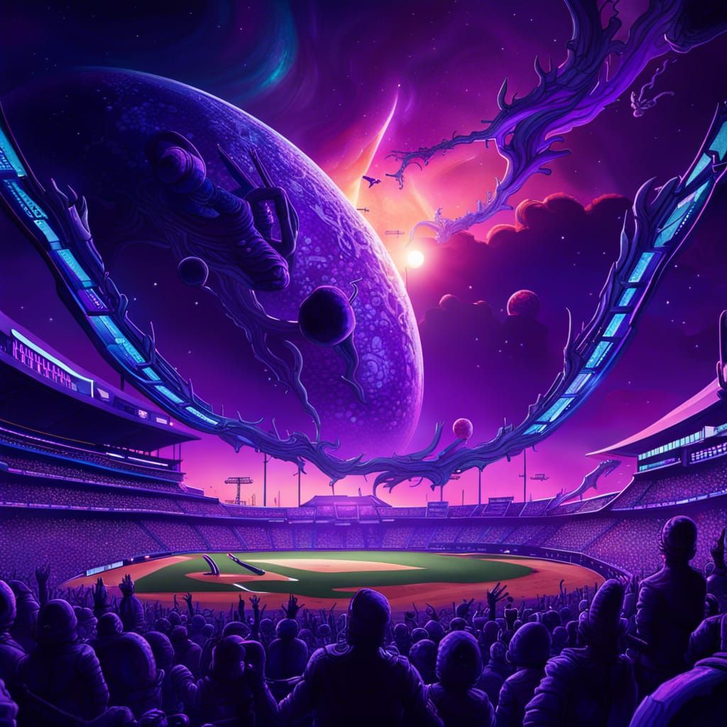 Baseball in a Different World  by @Jasmine Liu