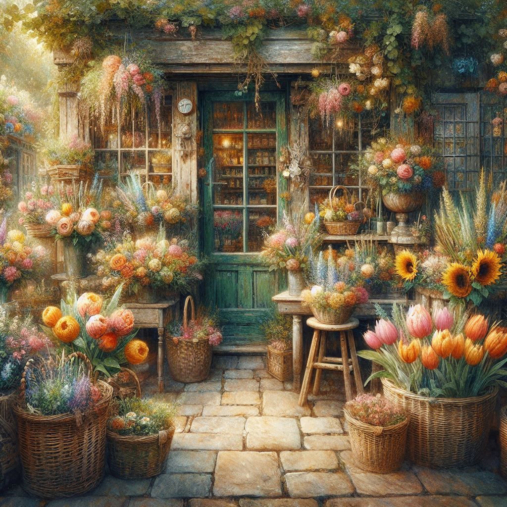 The flower shop