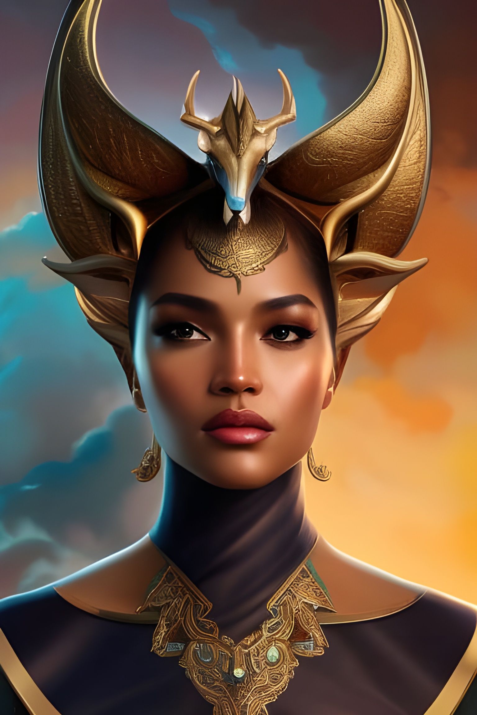 Queen of the Gazelles - AI Generated Artwork - NightCafe Creator