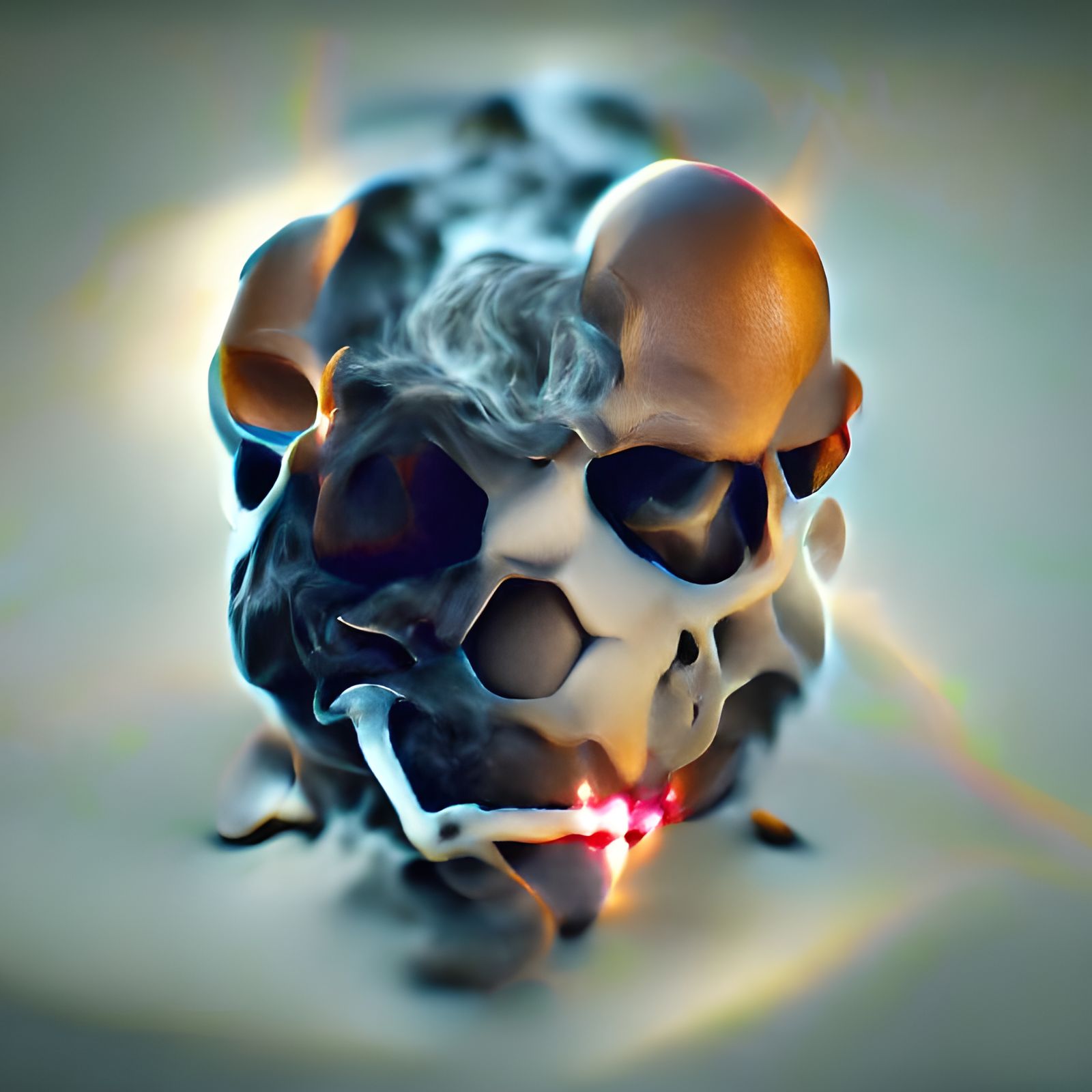 SMOKE AND SKULL