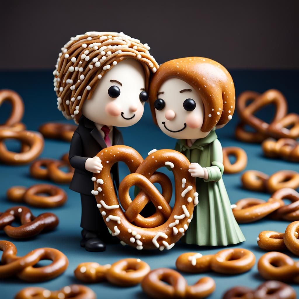 The pretzel of love  by @Niki