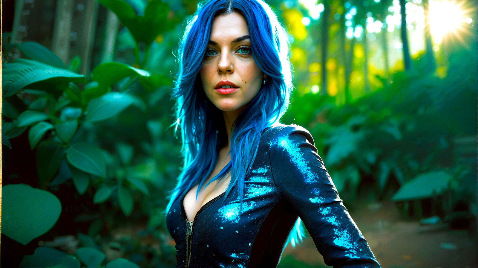 Mattie Love - Glitter in the air series. newly upscaled.