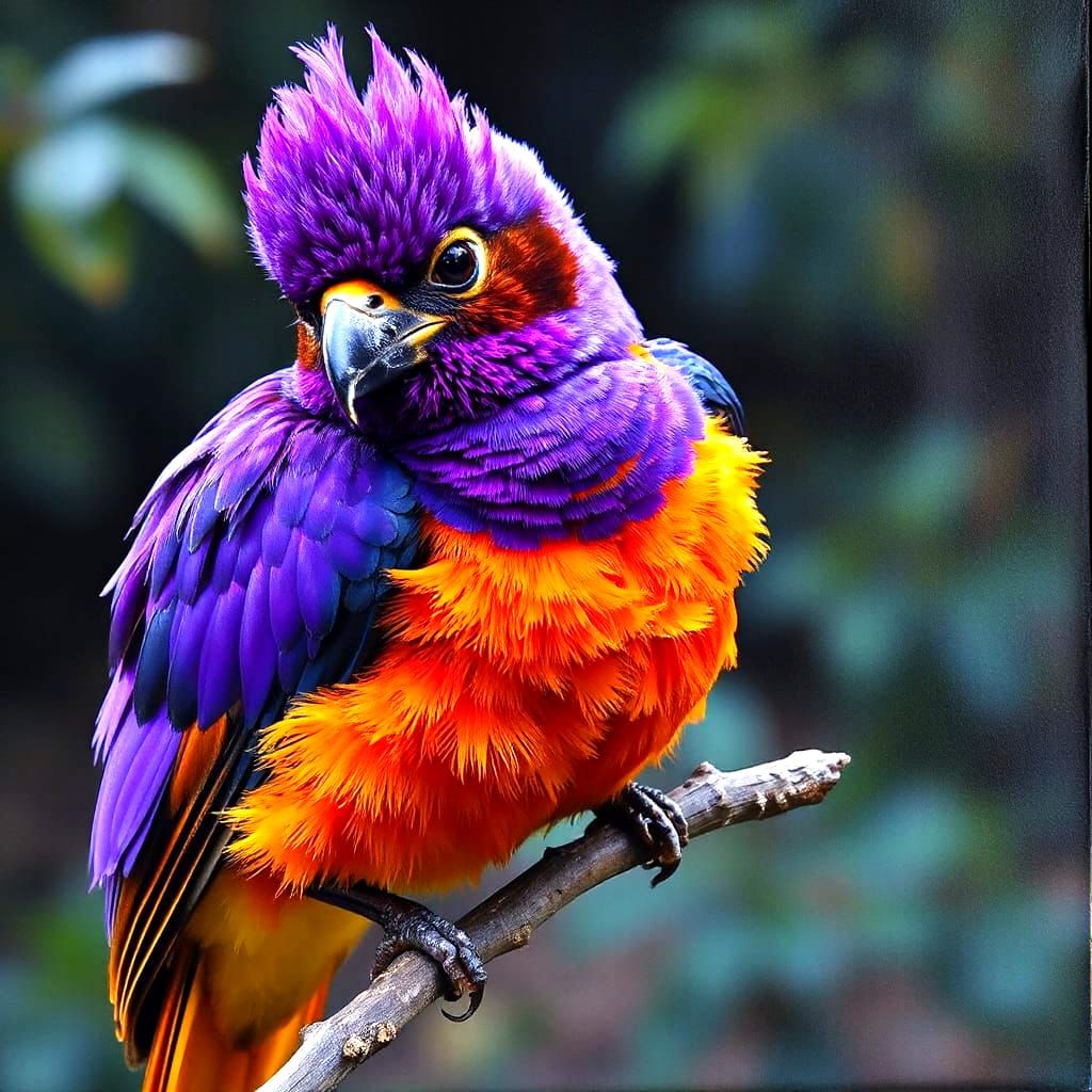 Emperor Bird  by @SlothFatale