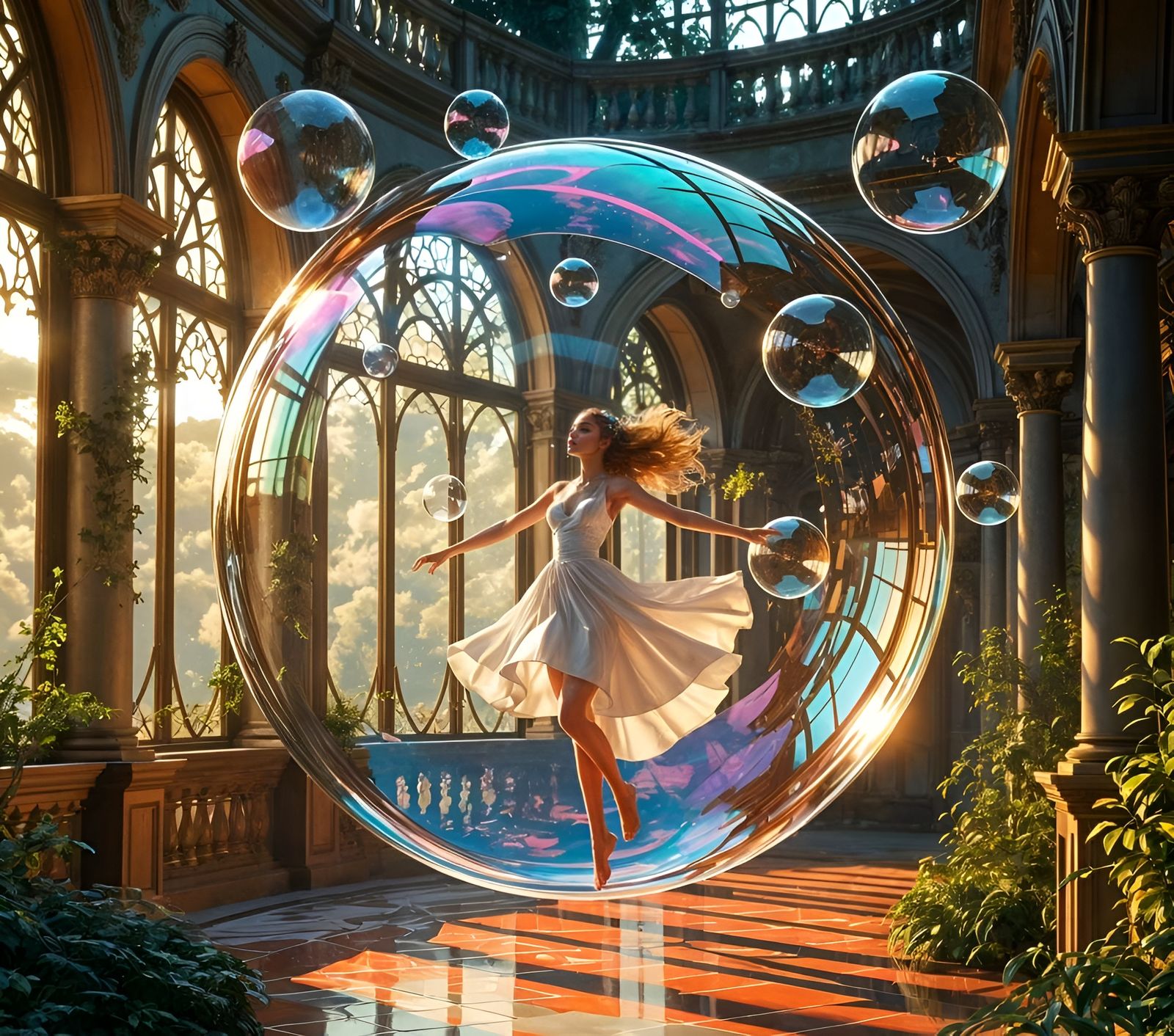 Dancing in a bubble   by @avionesplateados 