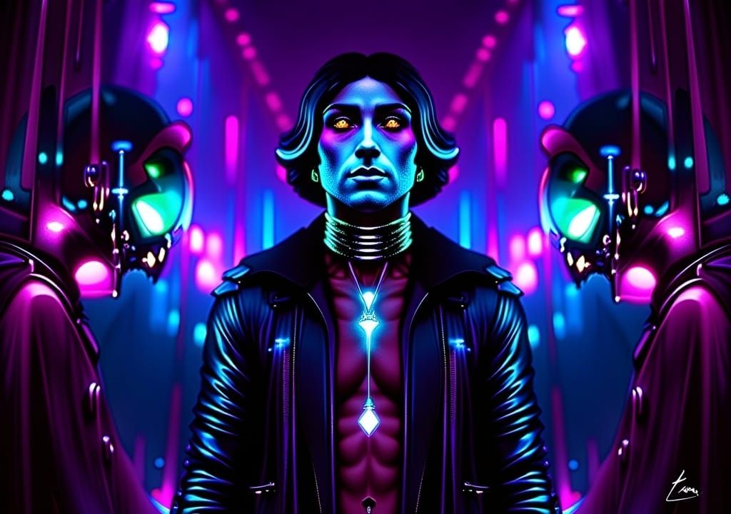 Cover art, insanely detailed Cinematic dramatic starkly lit uv-blacklight neon lurid badlands HD details hyperdetailed detailed painting Dou...