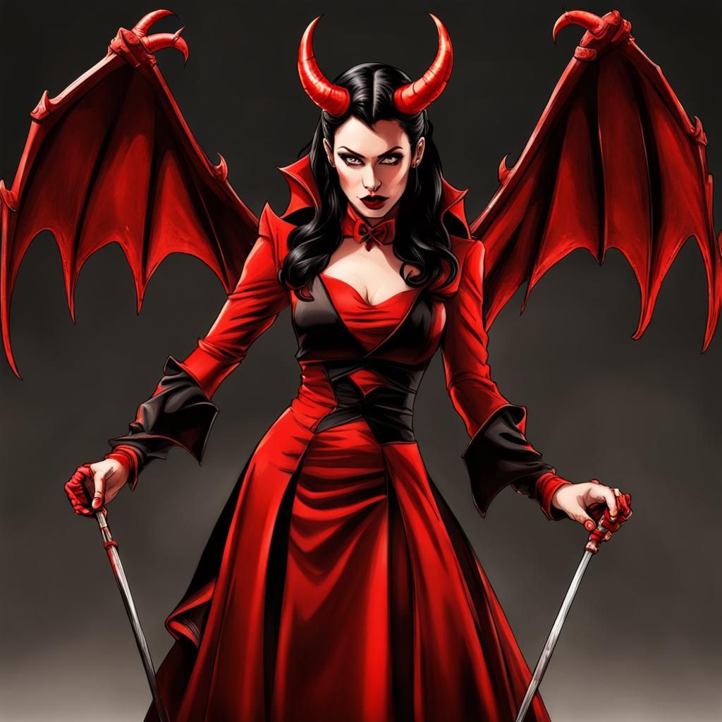 Attractive Female Devil