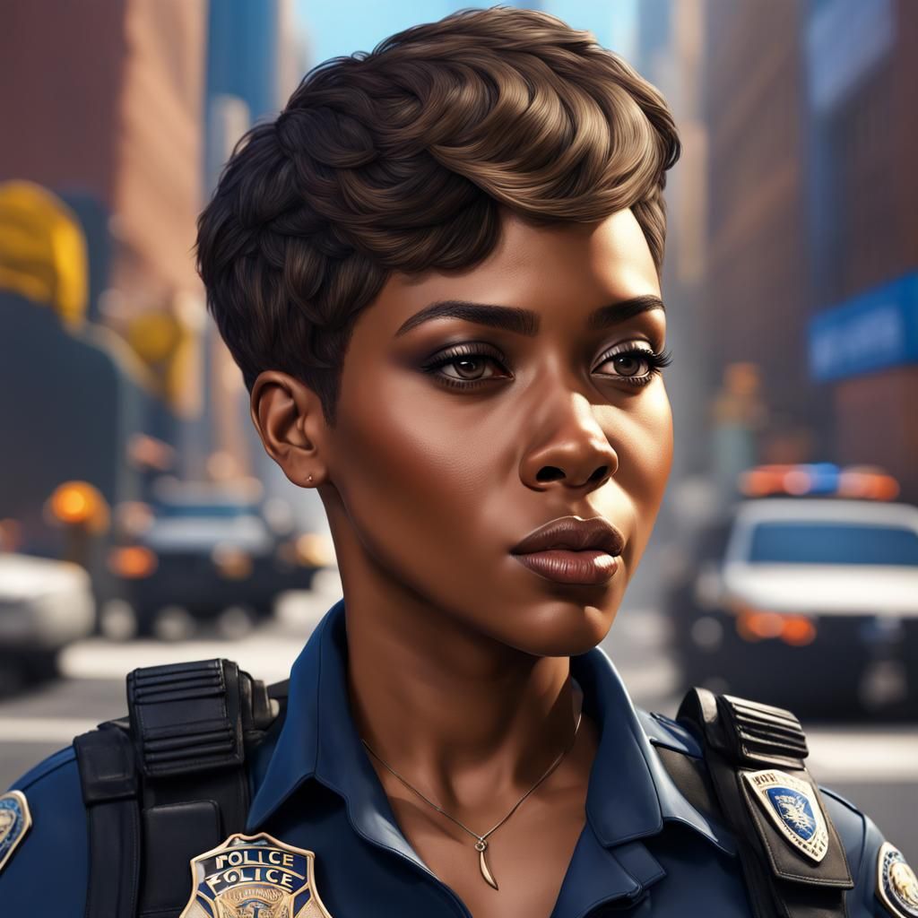 Detective Sergeant Amoya Williams - AI Generated Artwork - NightCafe ...