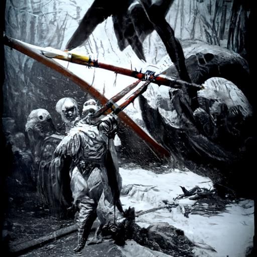 Brown ranger dodes arrows