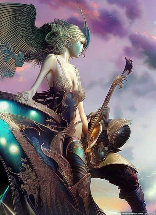 The 'Black Egg' Curse: On Her Mind as She Bestrides Her Chariot +