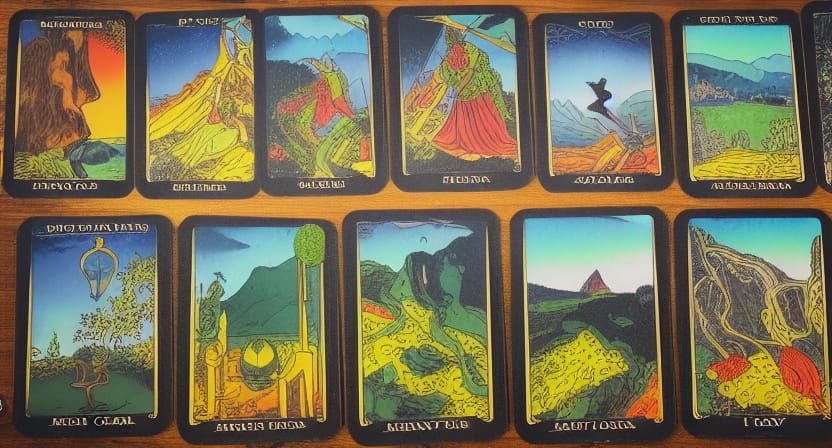 tarot card landscape