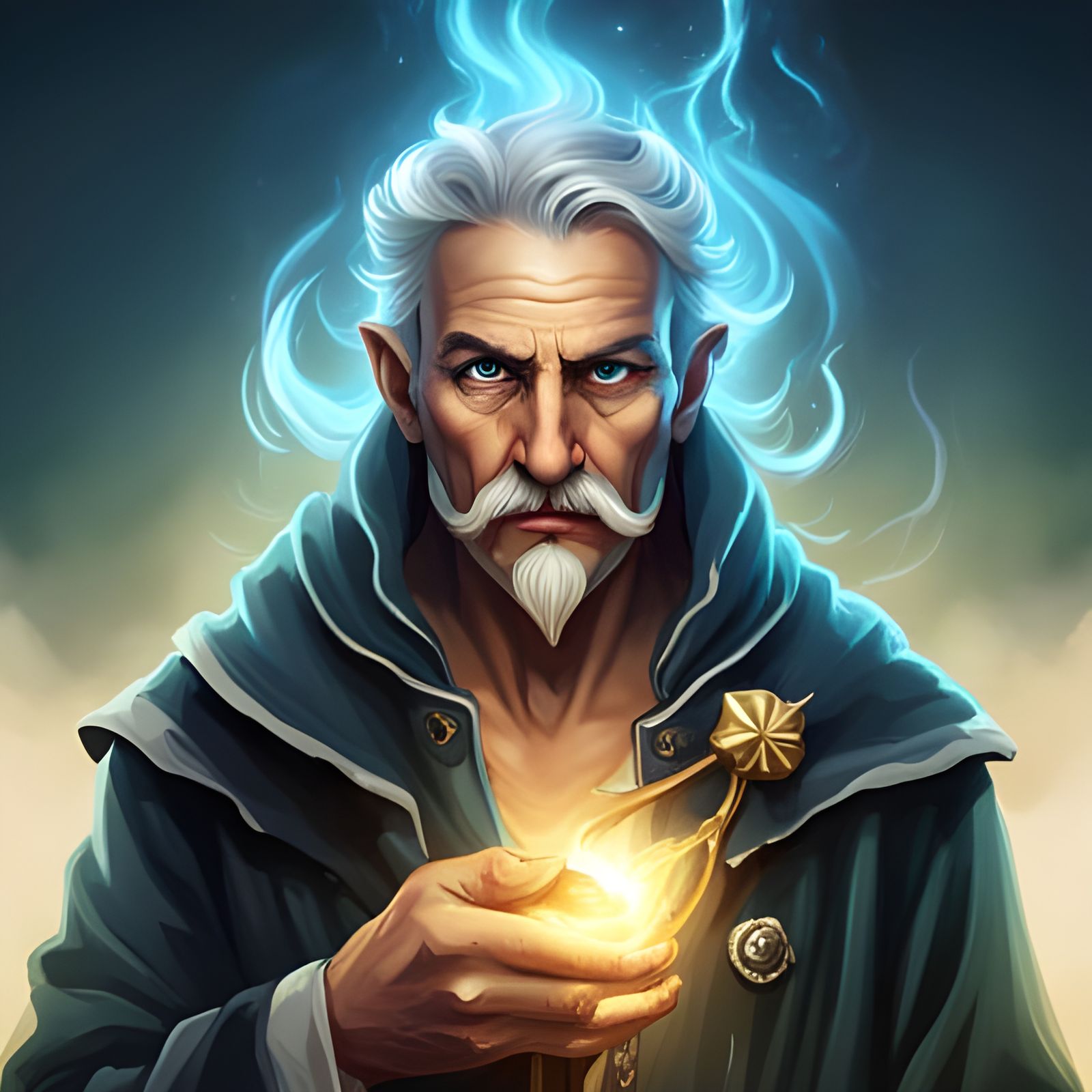 Powerful wizard  by @GunslingerT