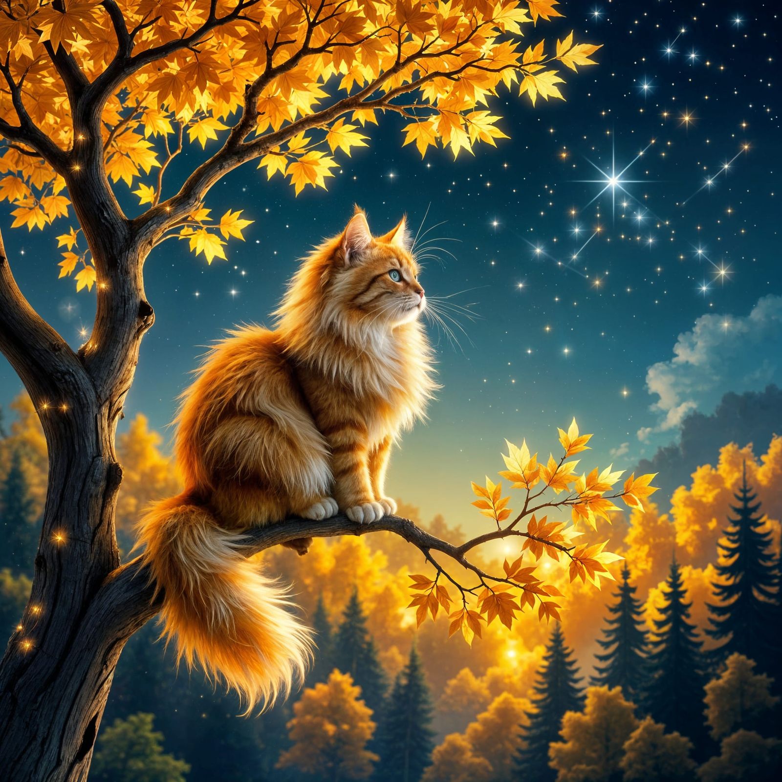 Kitty Makes a Wish  by @Ascensionism