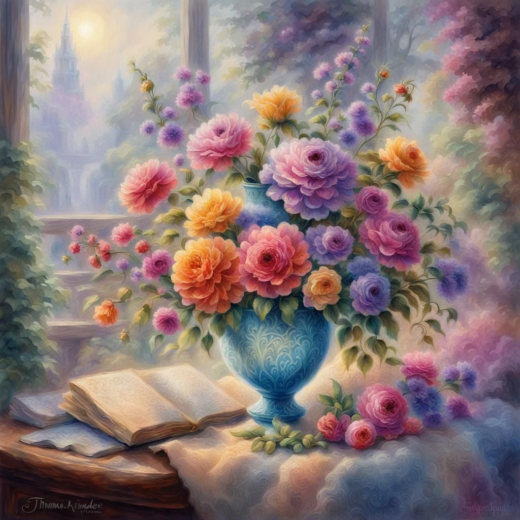 A Vase Bouquet Of Flowers