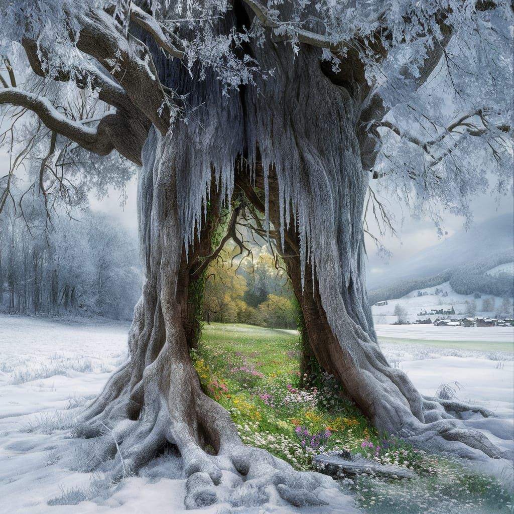 from winter to spring