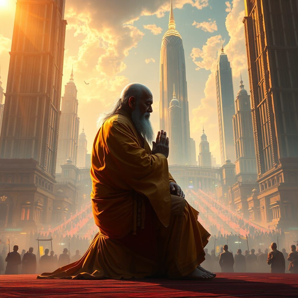 Sushu Bodhi Rises in Futuristic Cityscape