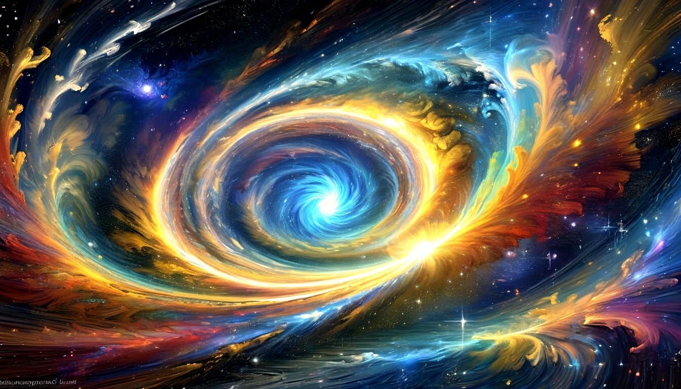 Cosmic Plasma Symphony: Van Gogh Style Star Formation