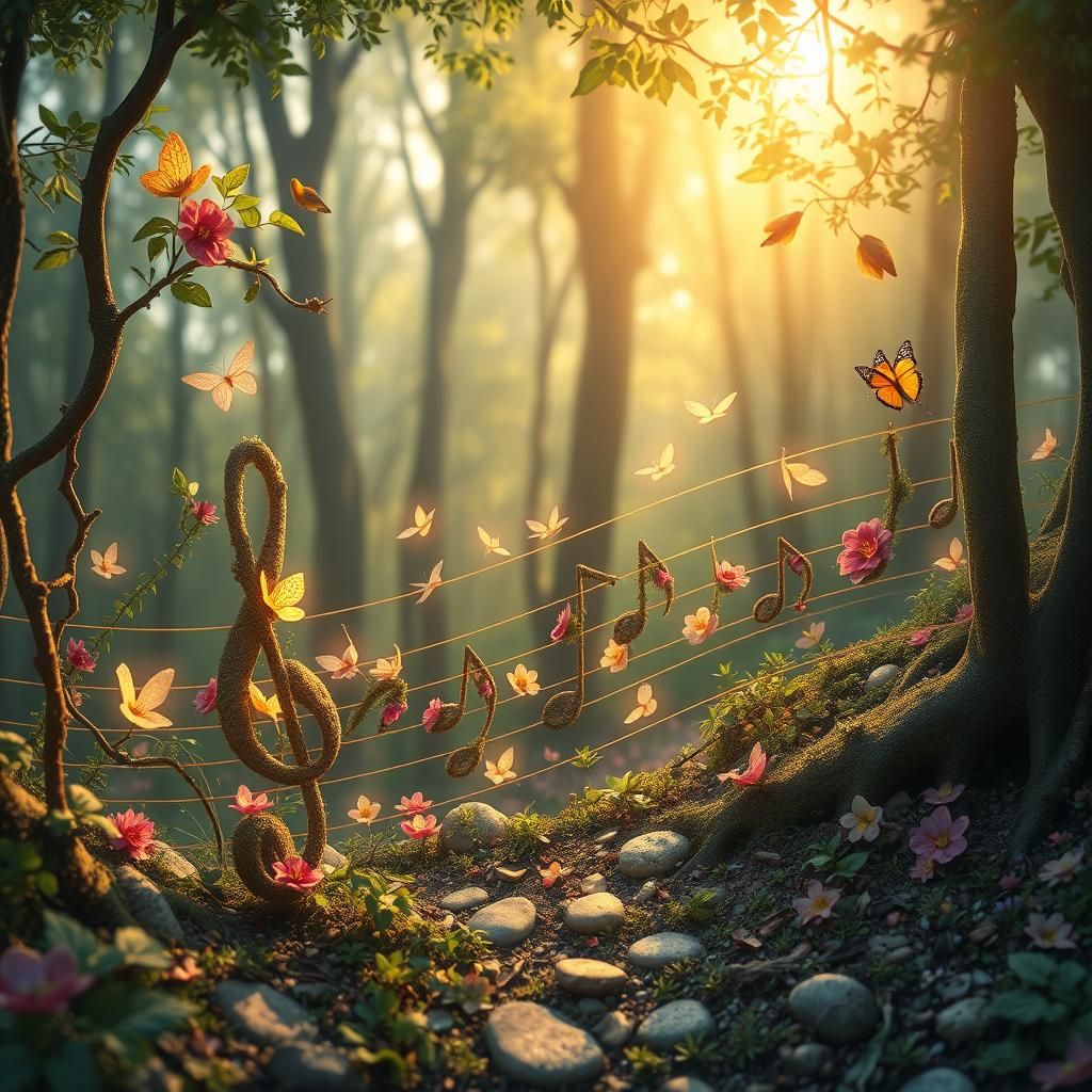 Enchanted Forest Music: Dawn's Whimsical Melody