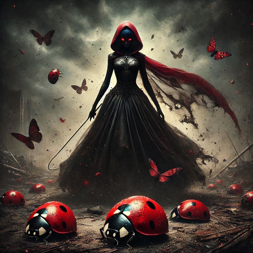 Dark goddess of ladybugs